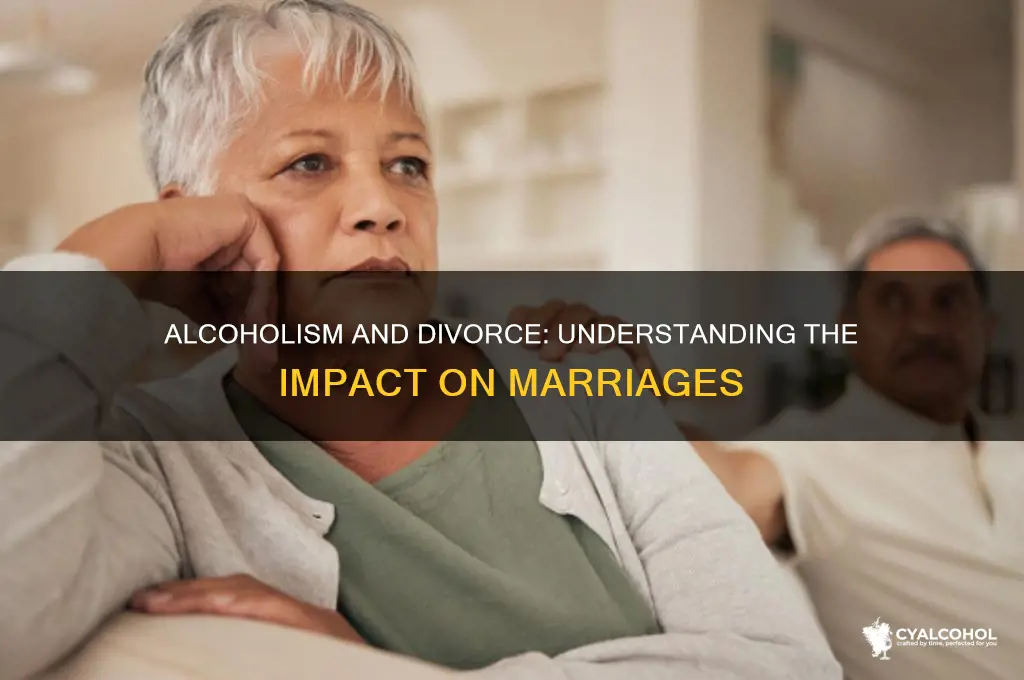 is alcoholism a reason for divorce