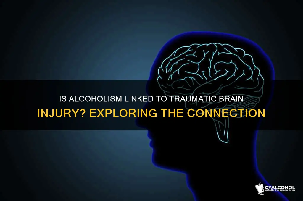 is alcoholism a symptom of tbi