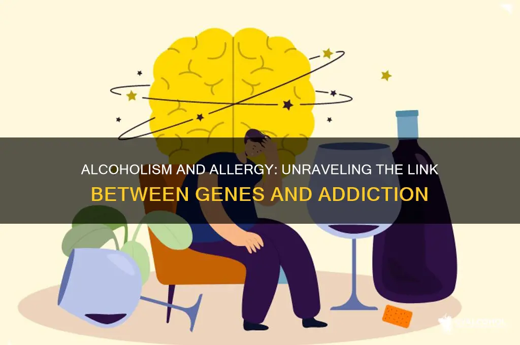 is alcoholism an allergy to alcohol