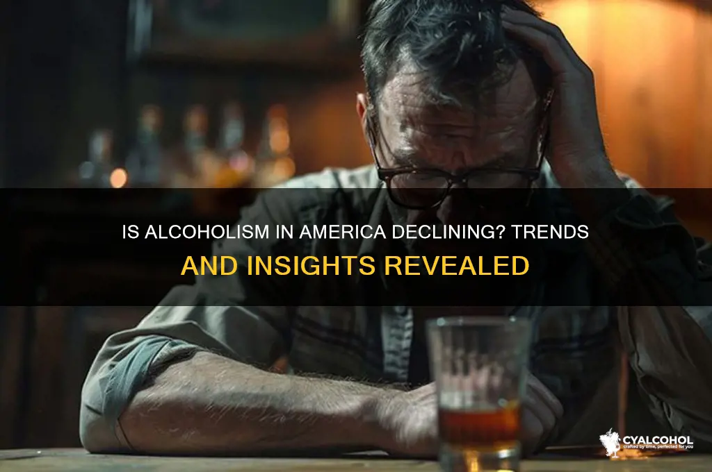 is alcoholism in america in decline