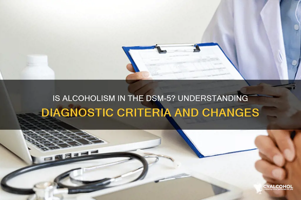 is alcoholism in the dsm 5