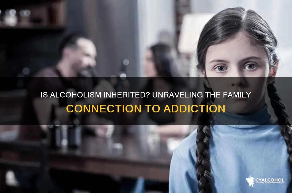 is alcoholism inherited from family members