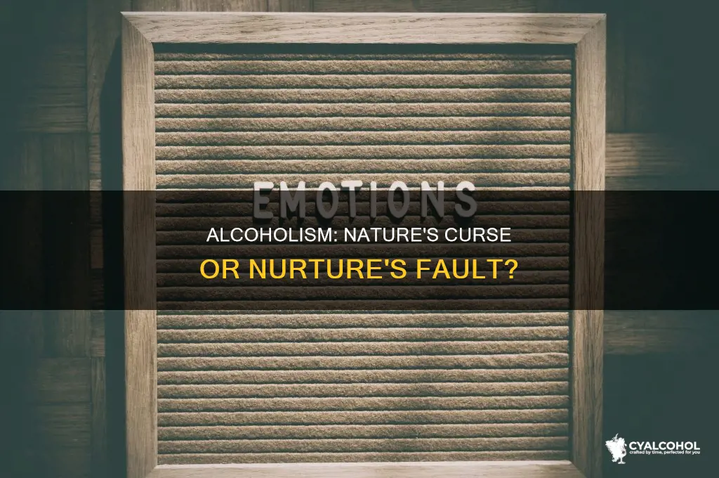 is alcoholism passed down from genetics to genetics