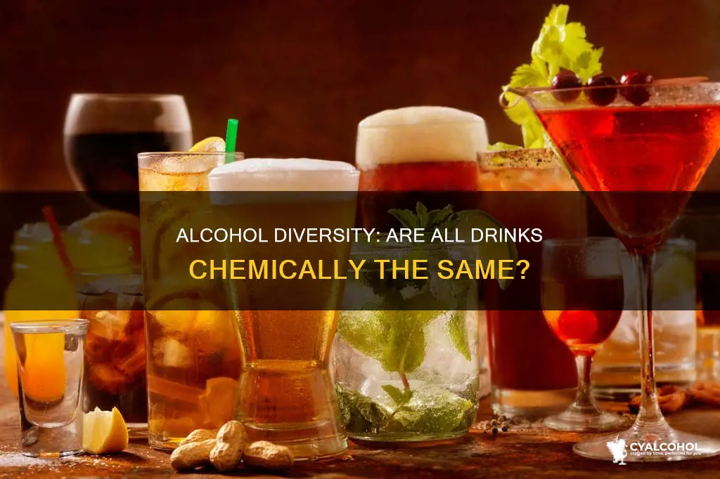 is all alcohol that is drank the same compound