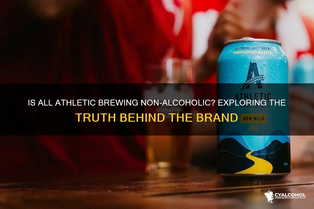 is all athletic brewing non alcoholic