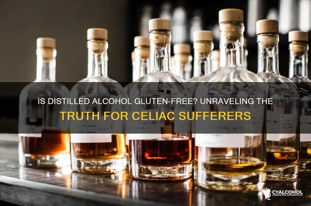 is all distilled alcohol gluten free