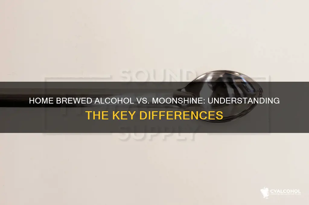 is all home brewed alcohol moonshine