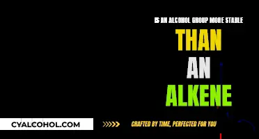 Alcohol Groups: Why More Stable Than Alkenes?