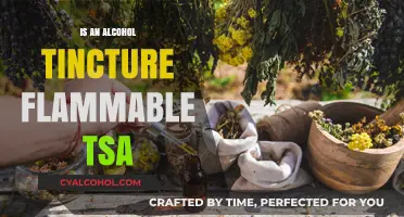 Are Alcohol Tinctures Flammable? TSA Rules and Travel Safety Tips