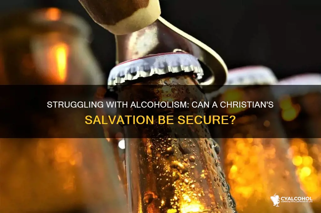 is an alcoholic christian still saved