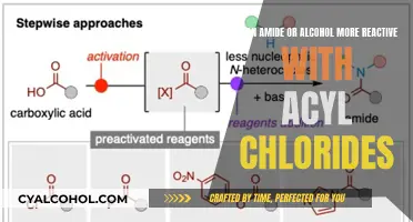 Amides vs Alcohols: Reactivity with Acyl Chlorides