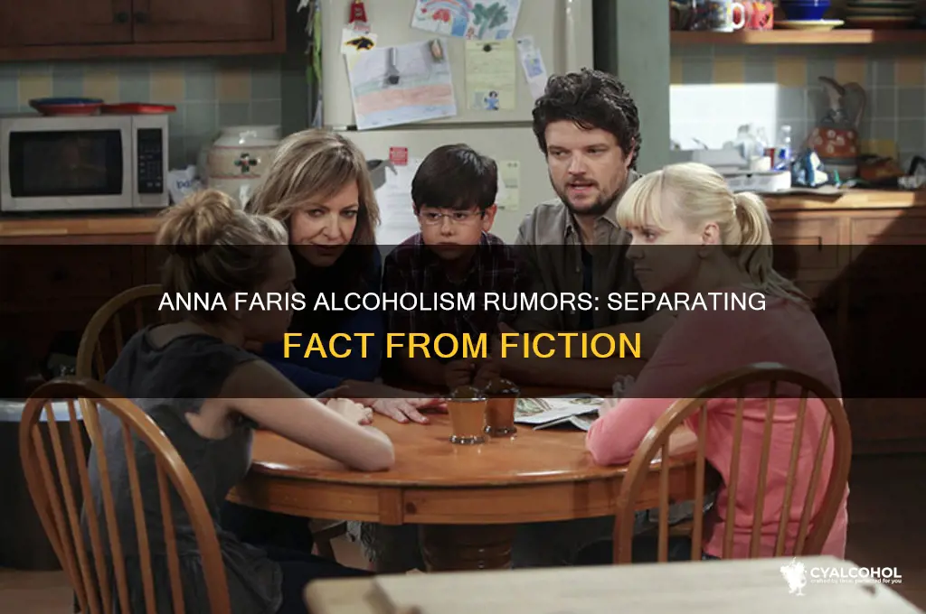is anna faris really an alcoholic