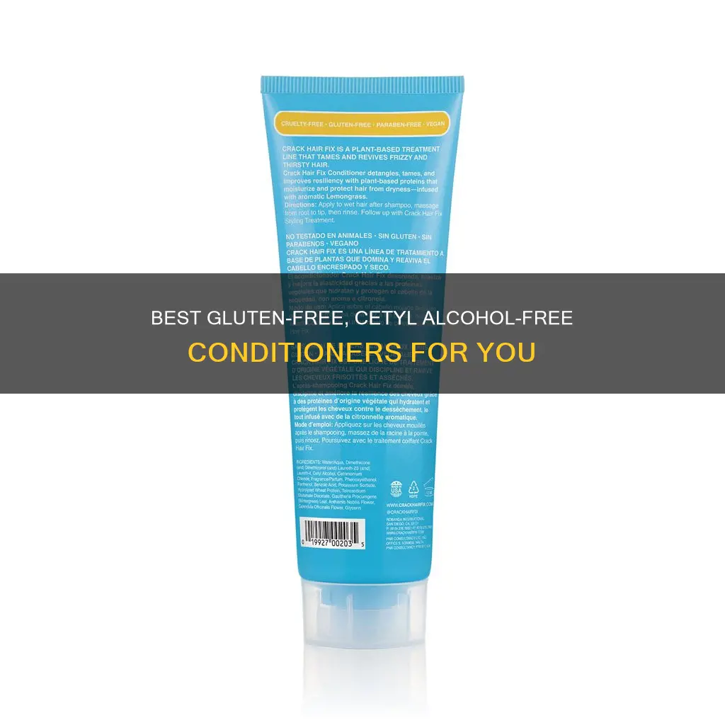is any conditioner gluten free and no cetyl alcohol