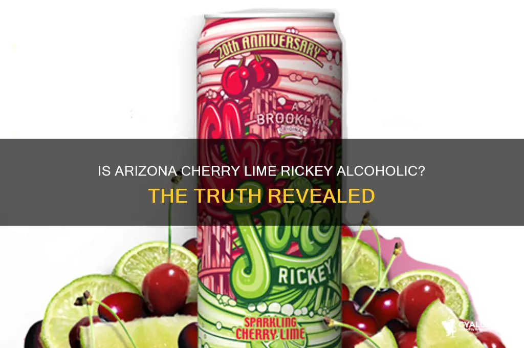 is arizona cherry lime rickey alcoholic