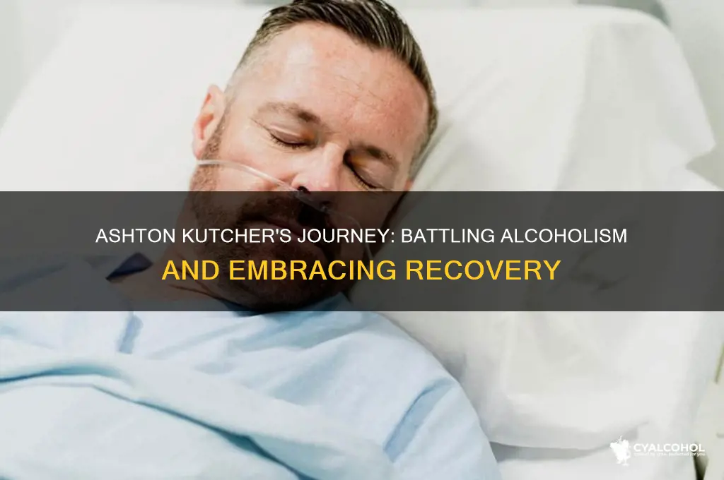 is ashton kutcher a recovering alcoholic
