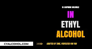 Aspirin's Solubility in Ethyl Alcohol: Exploring the Science Behind It