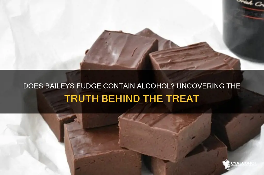 is baileys fudge alcoholic