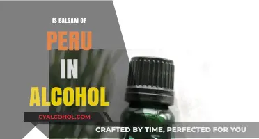 Is Balsam of Peru in Alcohol? Uncovering the Truth