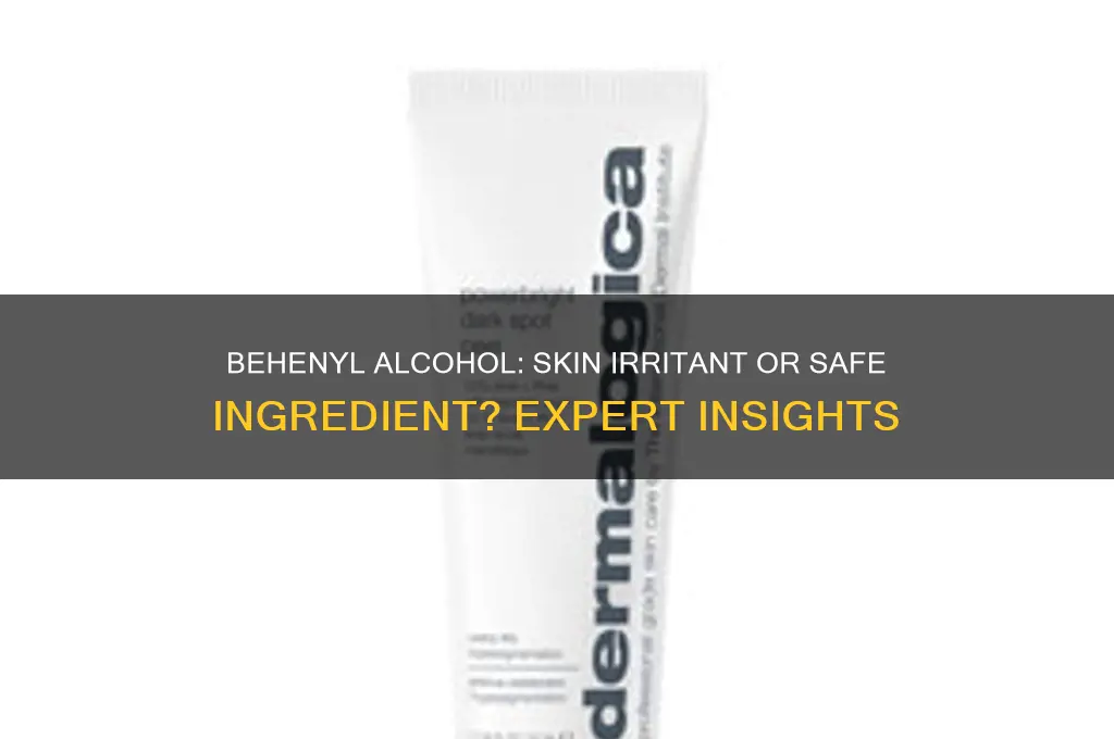 is behenyl alcohol a skin irritant