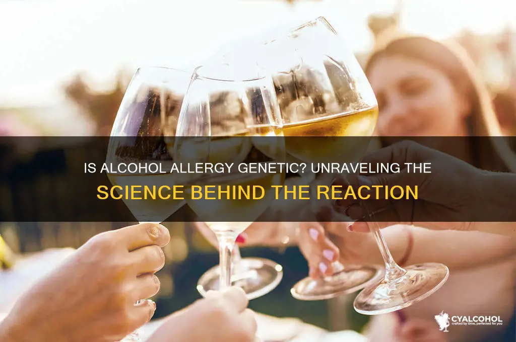 is being allergic to alcohol genetic