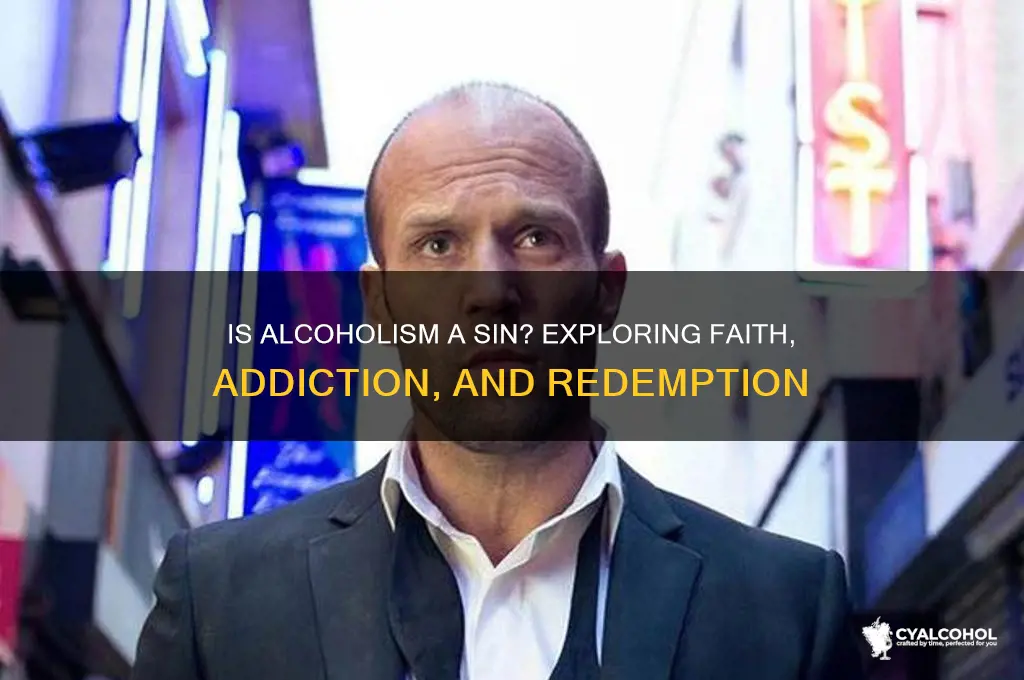 is being an alcoholic a sin