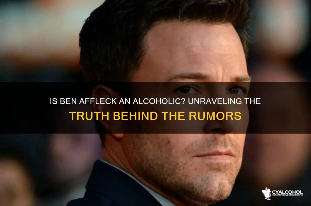 is ben affleck alcoholic