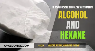 Solubility of Benzophenone: Water, Alcohol, and Hexane