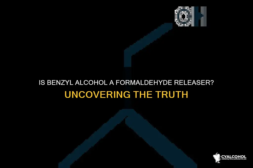 is benzyl alcohol a formaldehyde releaser