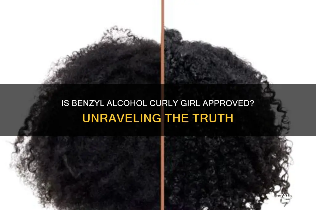 is benzyl alcohol curly girl approved