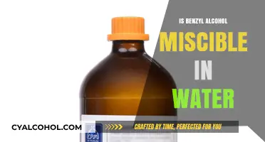 Benzyl Alcohol and Water: Exploring Miscibility and Solubility Properties