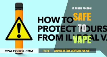 Is Benzyl Alcohol Safe to Vape? Exploring the Facts and Risks