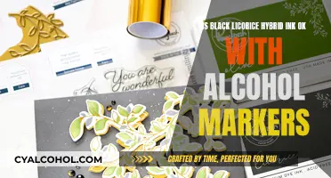 Alcohol Markers and Black Licorice Ink: A Safe Mix?
