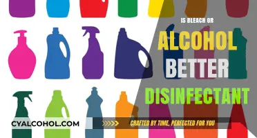 Bleach vs. Alcohol: Which Disinfectant Works Best for Your Needs?