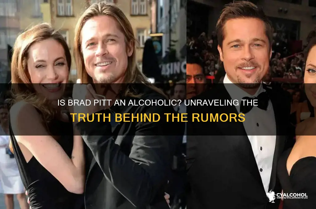 is brad pitt alcoholic