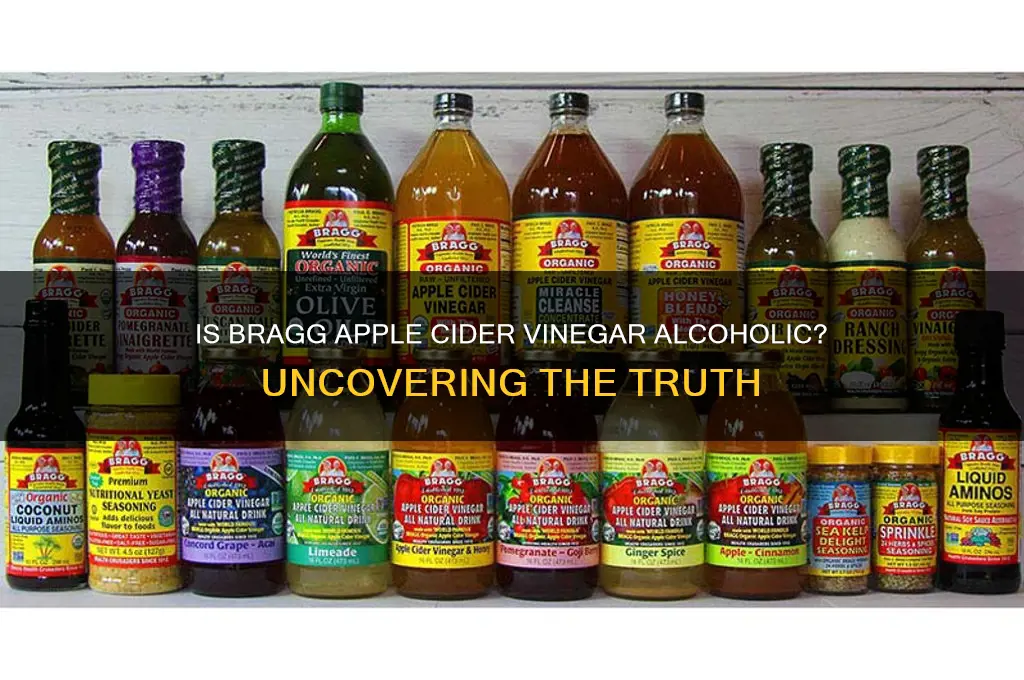 is bragg apple cider vinegar alcoholic