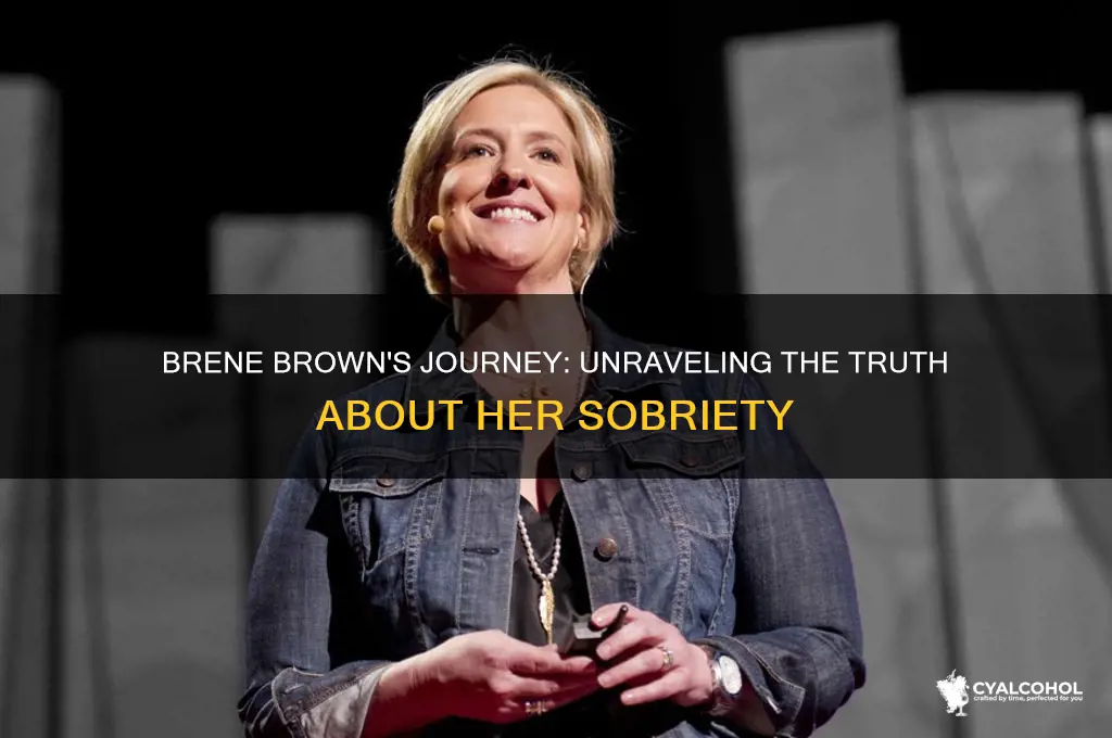 is brene brown a recovering alcoholic