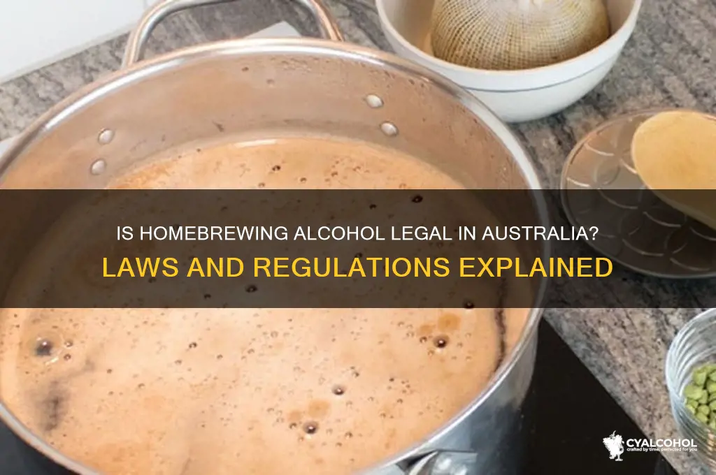 is brewing alcohol illegal in aus