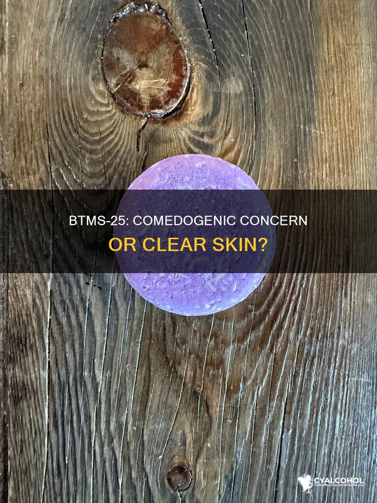 is btms 25 behentrimonium methosulfate and cetearyl alcohol comedogenic