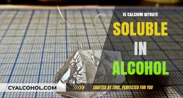 Calcium Nitrate Solubility in Alcohol: Exploring Its Chemical Behavior