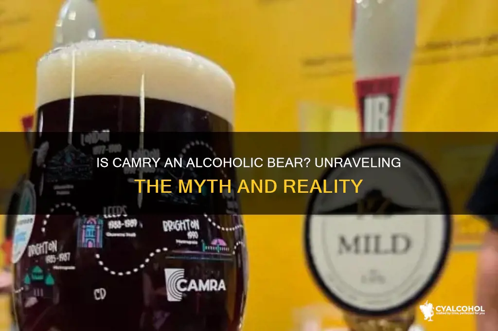 is camry an alcoholic the bear