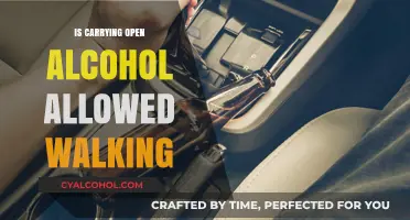 Walking with Open Alcohol: Legal or Illegal? What You Need to Know