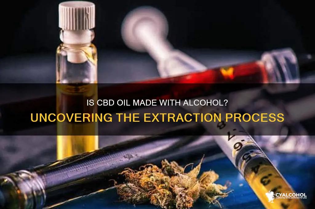 is cbd oil made with alcohol
