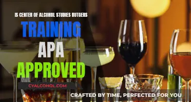 Alcohol Studies: Is Rutgers' Training APA-Approved?