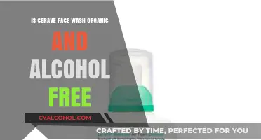 CeraVe Face Wash: Organic and Alcohol-Free?
