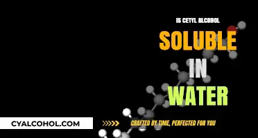 Cetyl Alcohol Solubility: Does It Dissolve in Water?