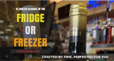 Chilling Alcohol: Fridge or Freezer?