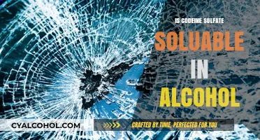 Codeine Sulfate Solubility in Alcohol: Facts, Risks, and Safety Tips