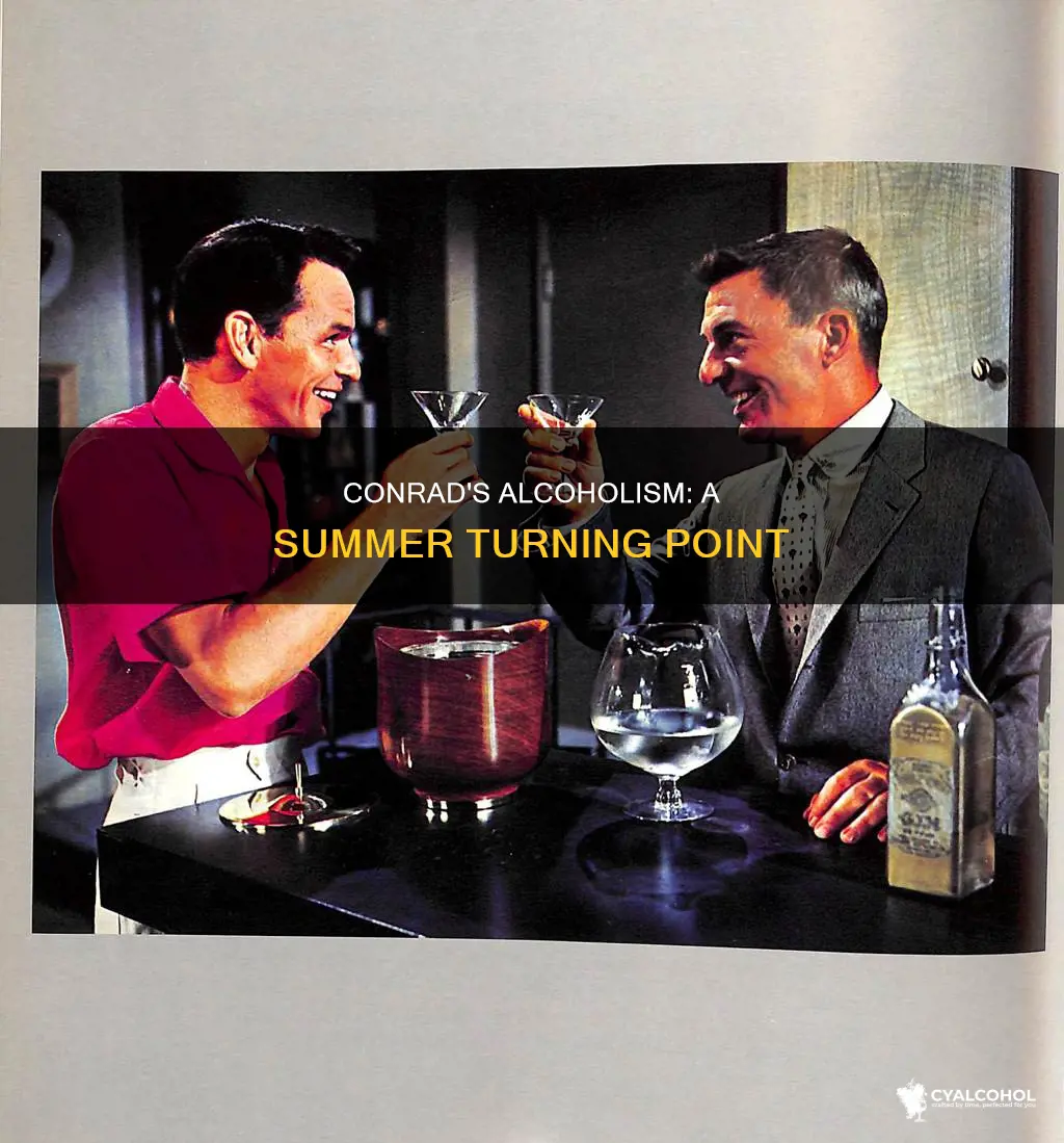 is conrad an alcoholic in the summer i turned pretty