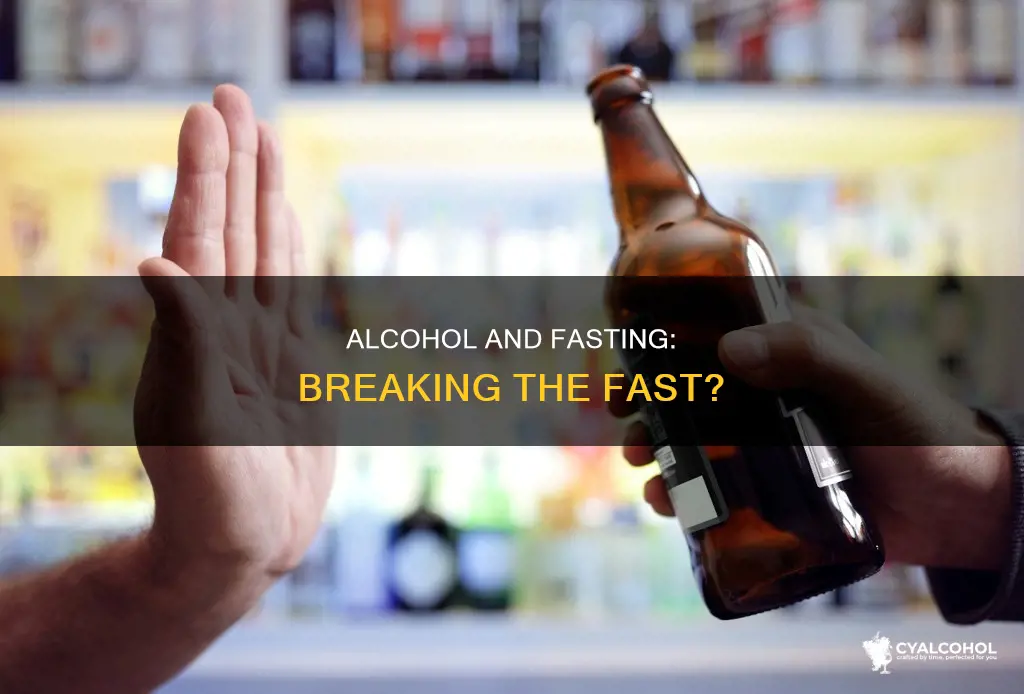 is consuming alcohol during a fast considered a dirty fast