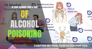 Cool, Clammy Skin: Alcohol Poisoning Alert